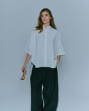 Oversized Mandarin Shirt