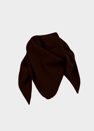 Wool Mix Triangle Scarf