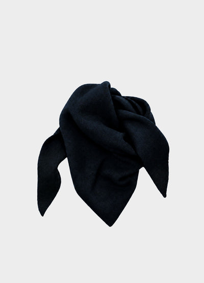 Wool Mix Triangle Scarf
