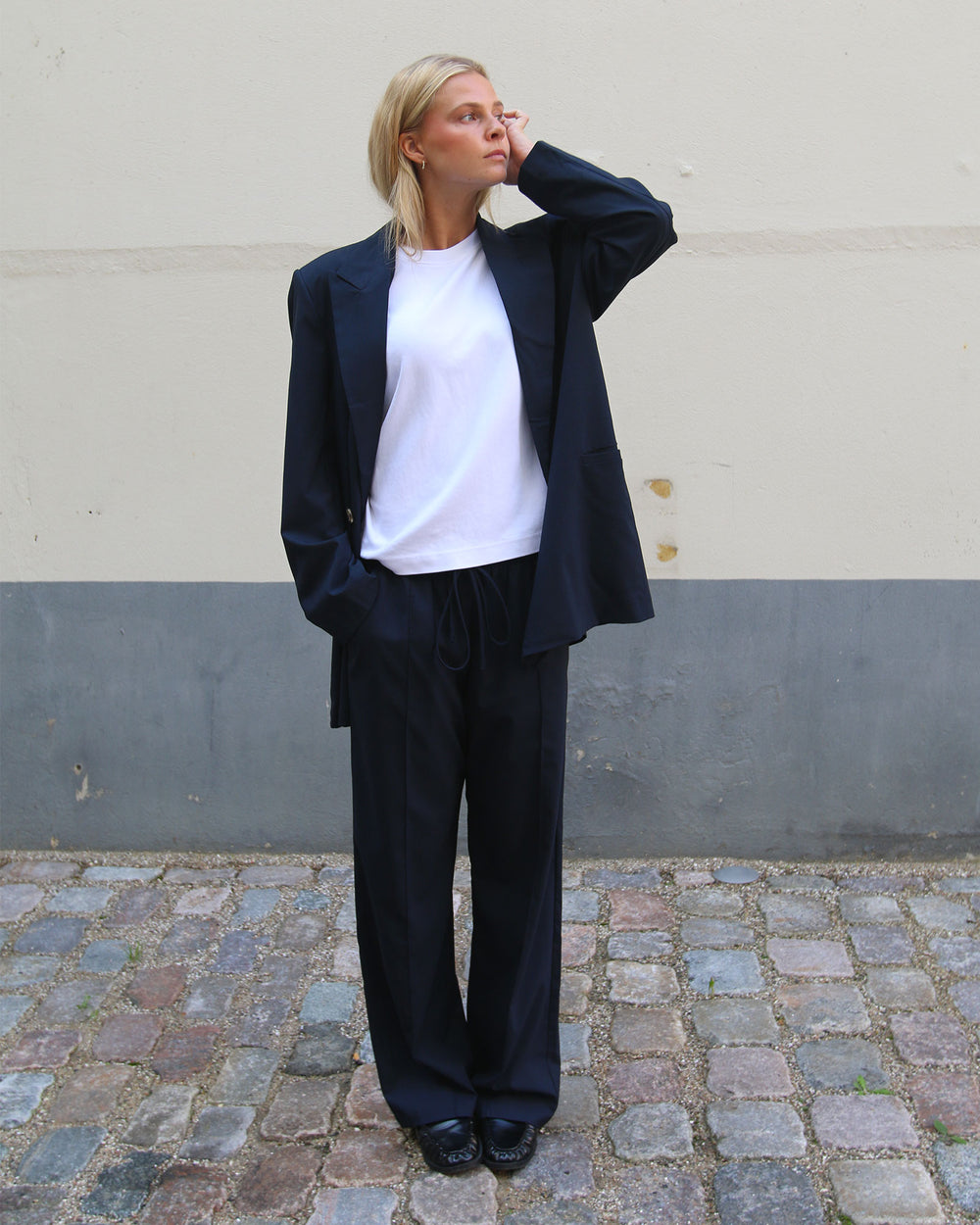 Wide Leg Suit Pant