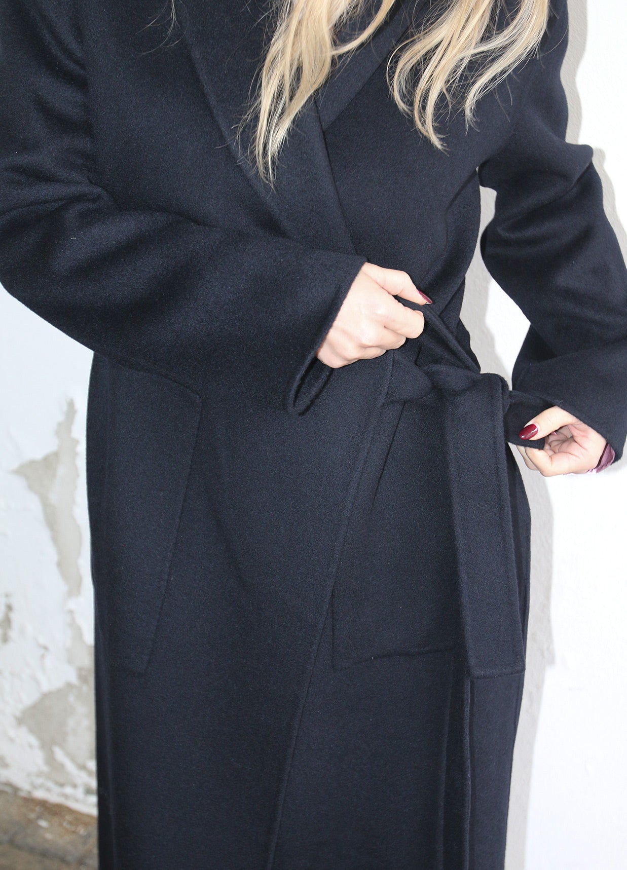 Tie Wool Jacket