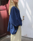 Oversized O-Neck Top
