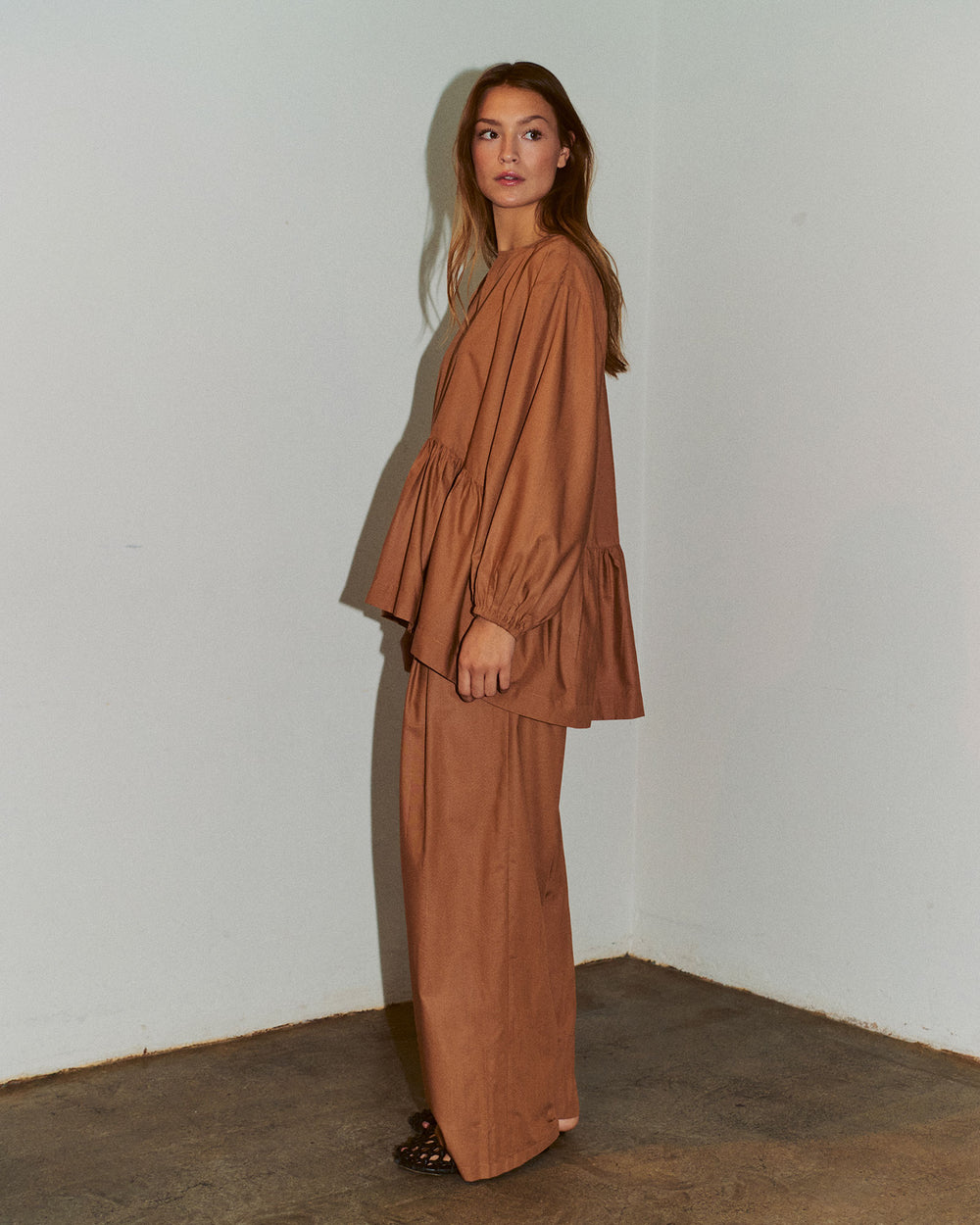 Oversized O-Neck Top