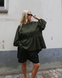 Oversized O-Neck Top