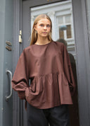 Oversized O-Neck Top