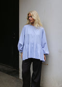 Oversized O-Neck Top