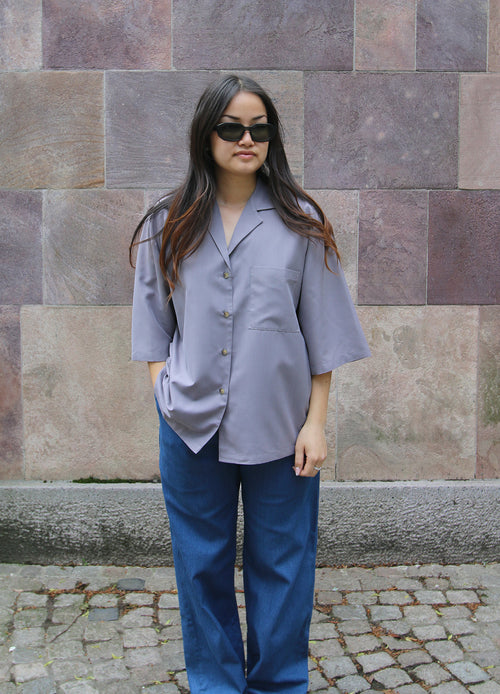 Half Sleeve PJ Collar Shirt