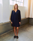 Plain Short Wrap Dress