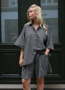 Pleated Wide Shorts