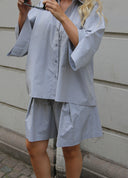 Pleated Wide Shorts