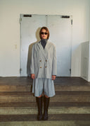 Pleated Wide 3/4 Pant