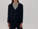 Plain Collar Blazer