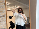 Oversized Mandarin Shirt