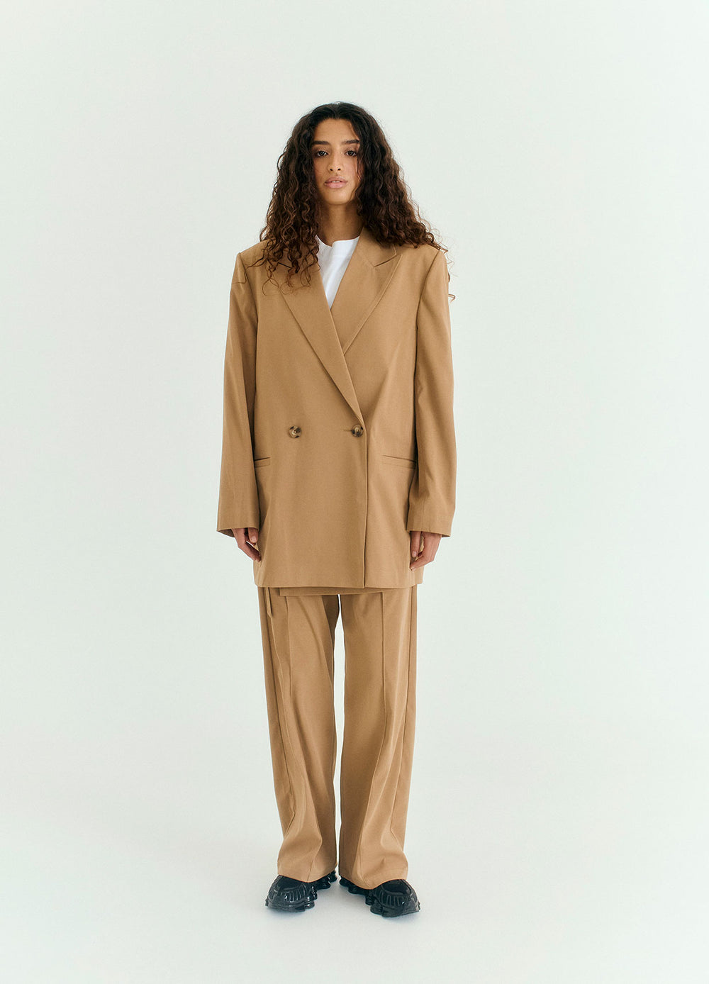 Wide Leg Suit Pant