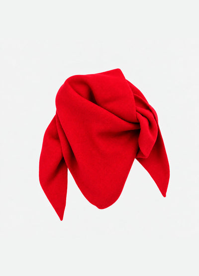 Wool Mix Triangle Scarf