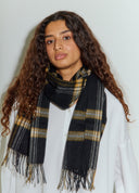 Wool Check Scarf