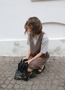 Short SL V Neck Dress