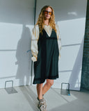 Short SL V Neck Dress