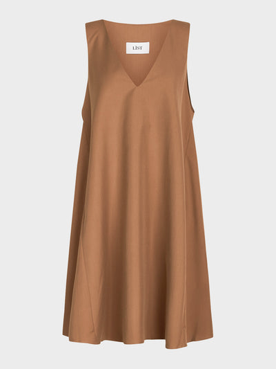 Short SL V Neck Dress