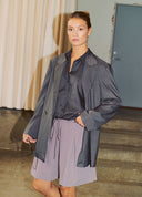 Pleated Wide Shorts