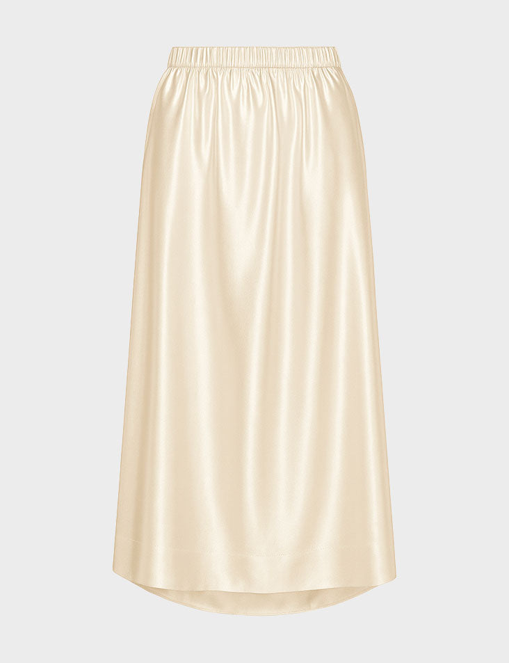 Long Silk Skirt