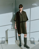 Short Sleeve Shirt Dress