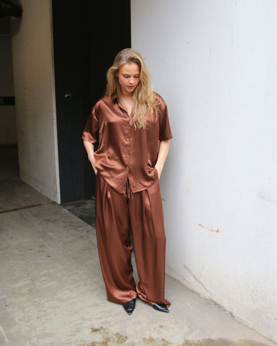 Boxy SS Silk Shirt