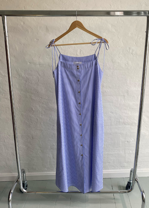 Button Through Strap Dress