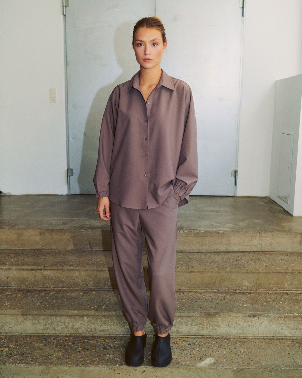 Track Wool Pant