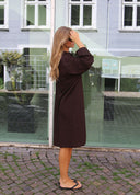 Wide Cuff LS Shirt Dress