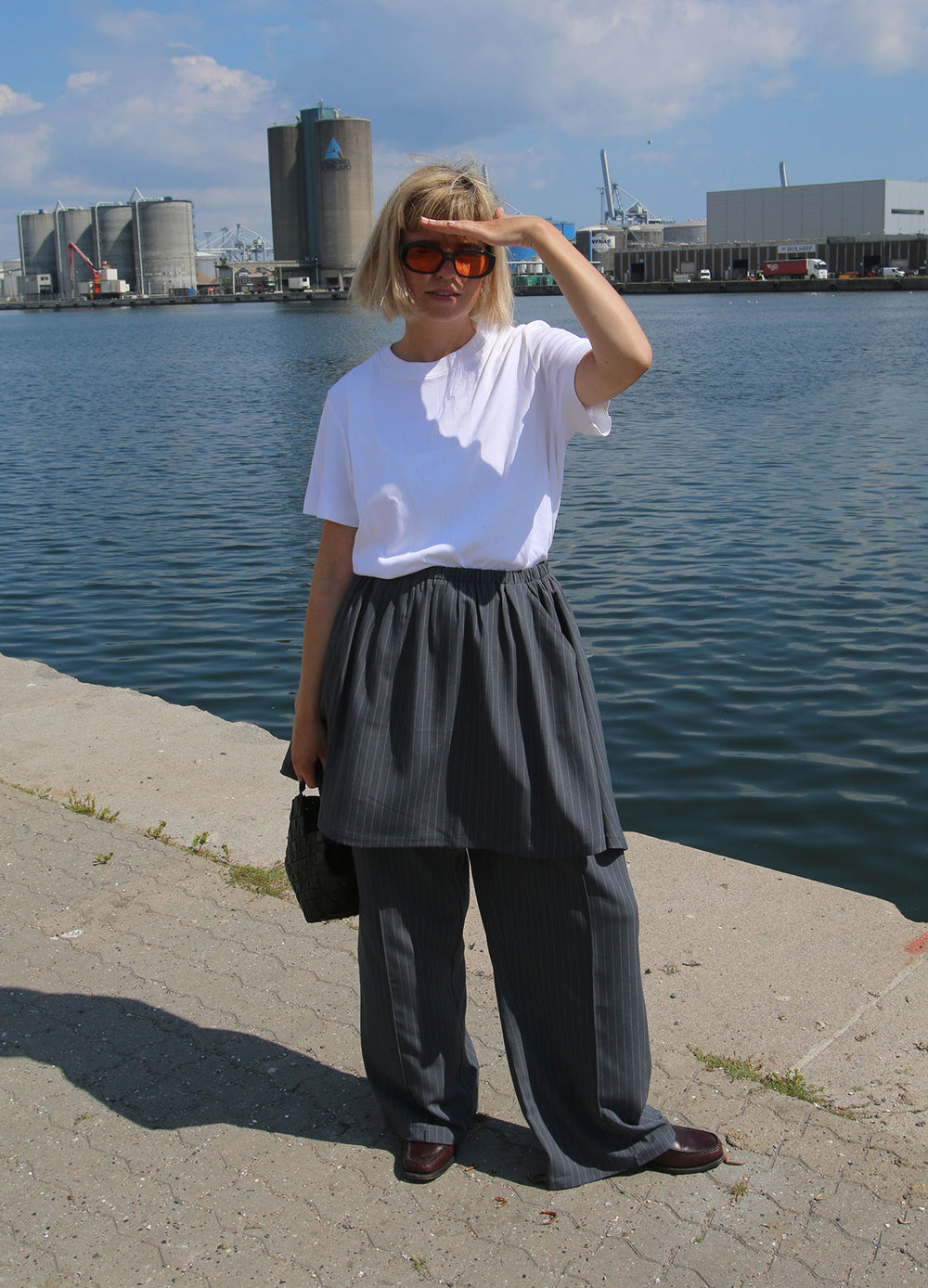 Wide Leg Suit Pant