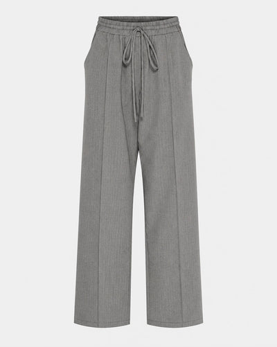 Wide Leg Wool Suit Pant
