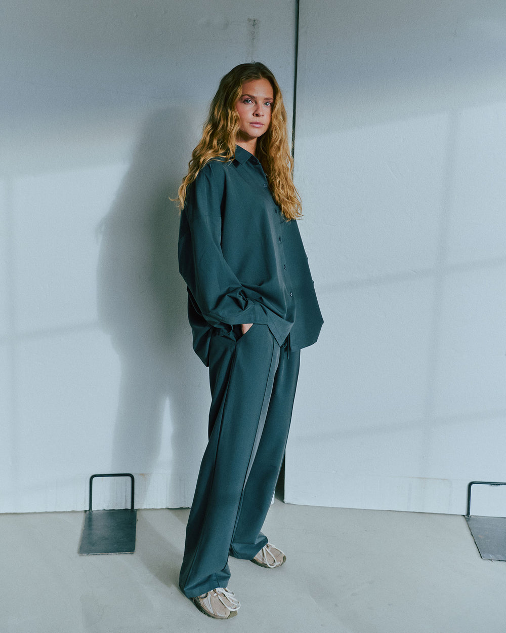Wide Leg Suit Pant