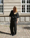 Wide Sleeve Wrap Top