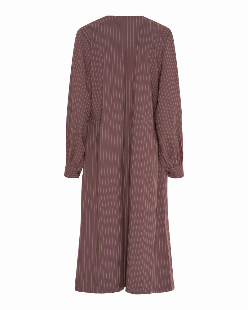 Plain Long Wrap Dress image 3