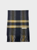 Wool Check Scarf