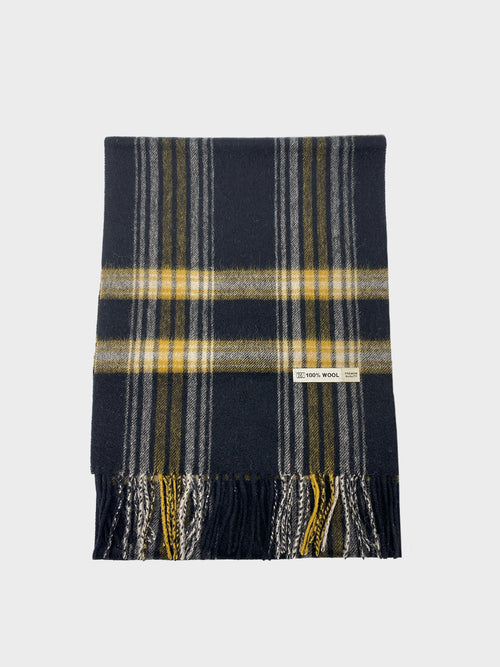 Wool Check Scarf