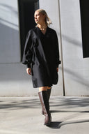 Short Ruffle Wrap Dress