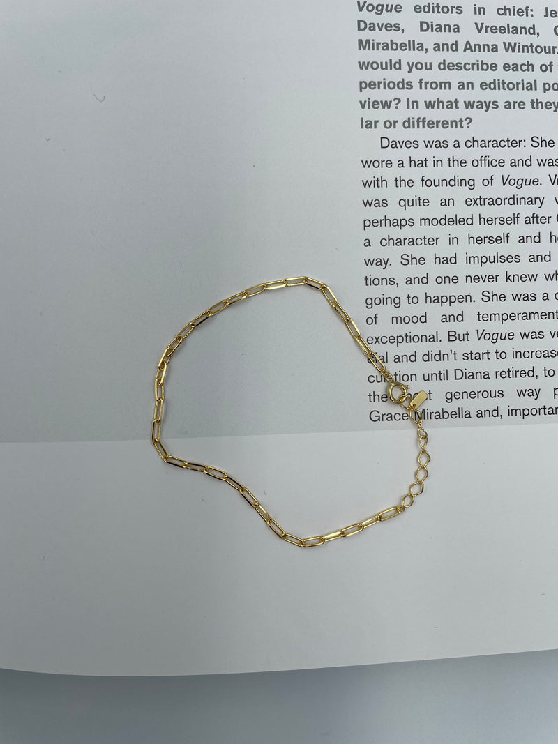 Slim Link Chain Bracelet image 1