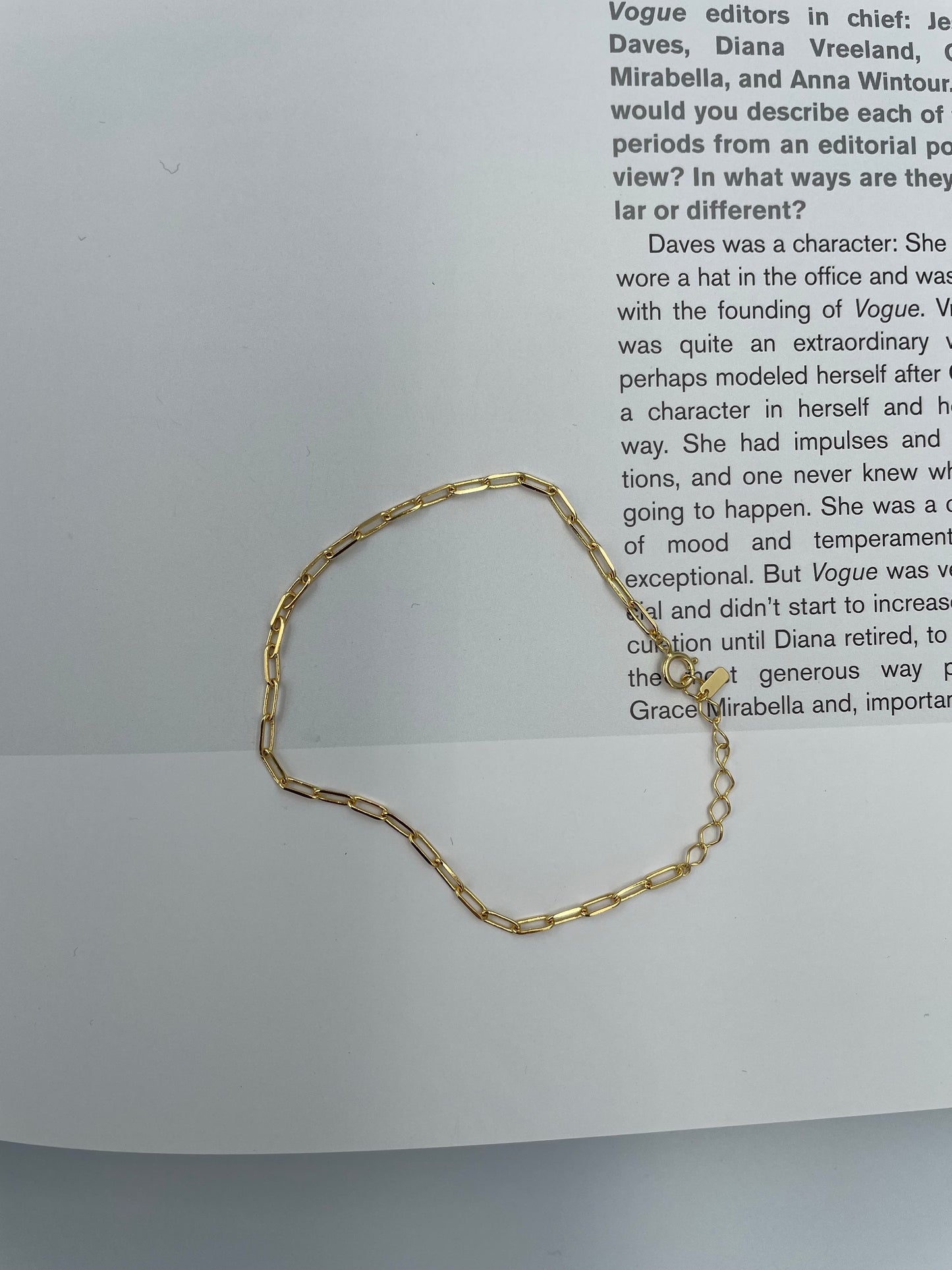 Slim Link Chain Bracelet