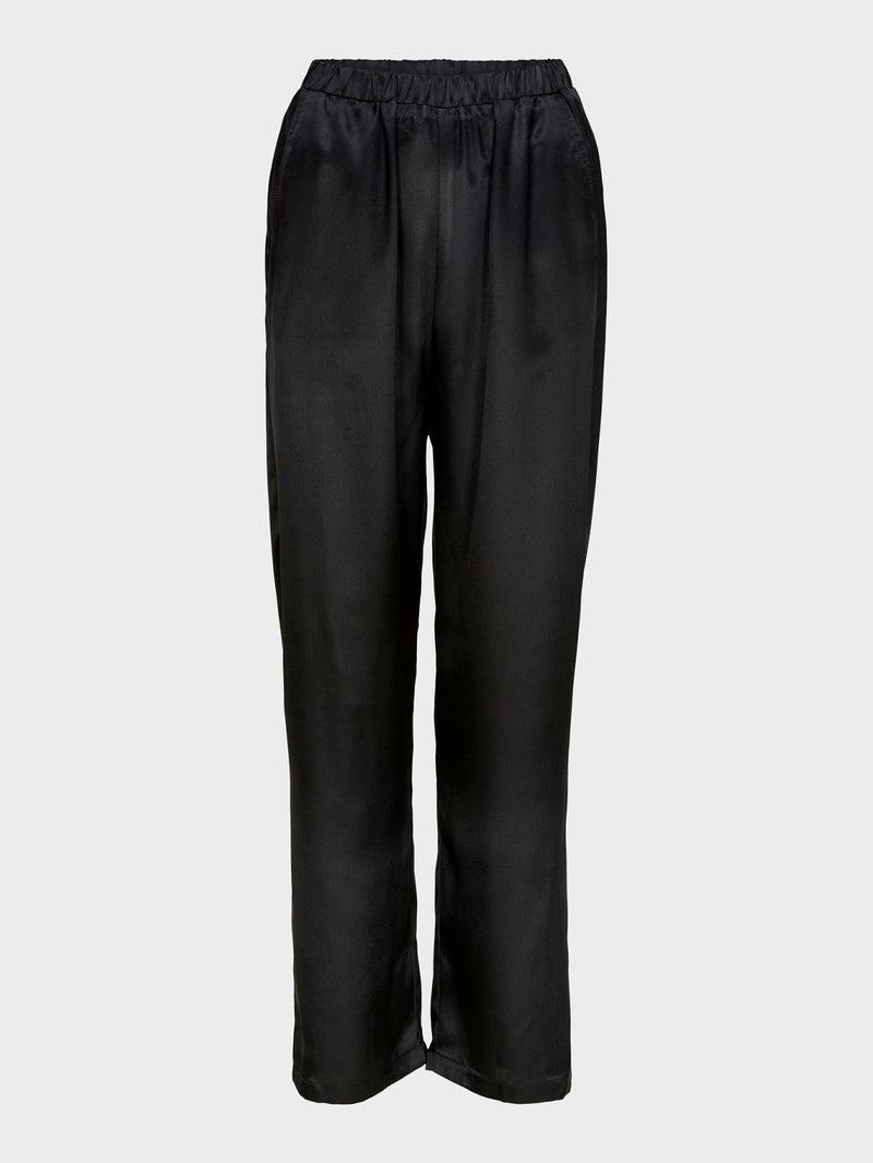 Straight Leg Silk Pant image 1