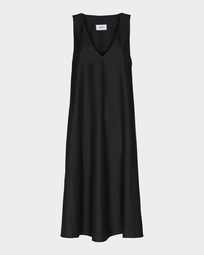 Long SL V Neck Dress image 1