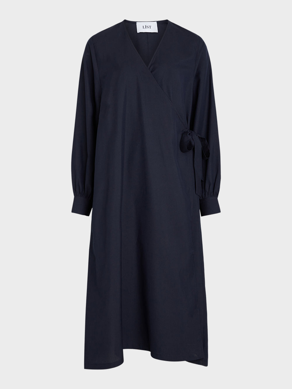 Plain Long Wrap Dress image 1